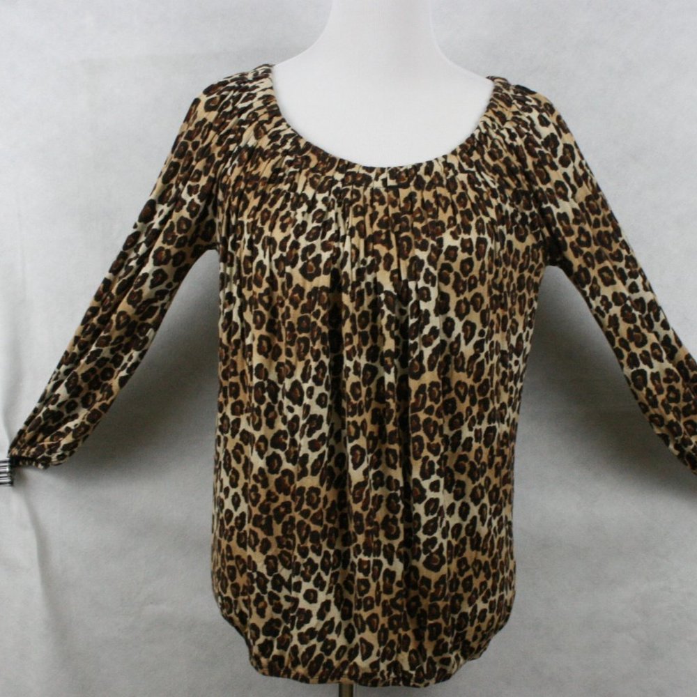 Michael Kors Rayon Blend Stretch Blouse SZ XS/XP